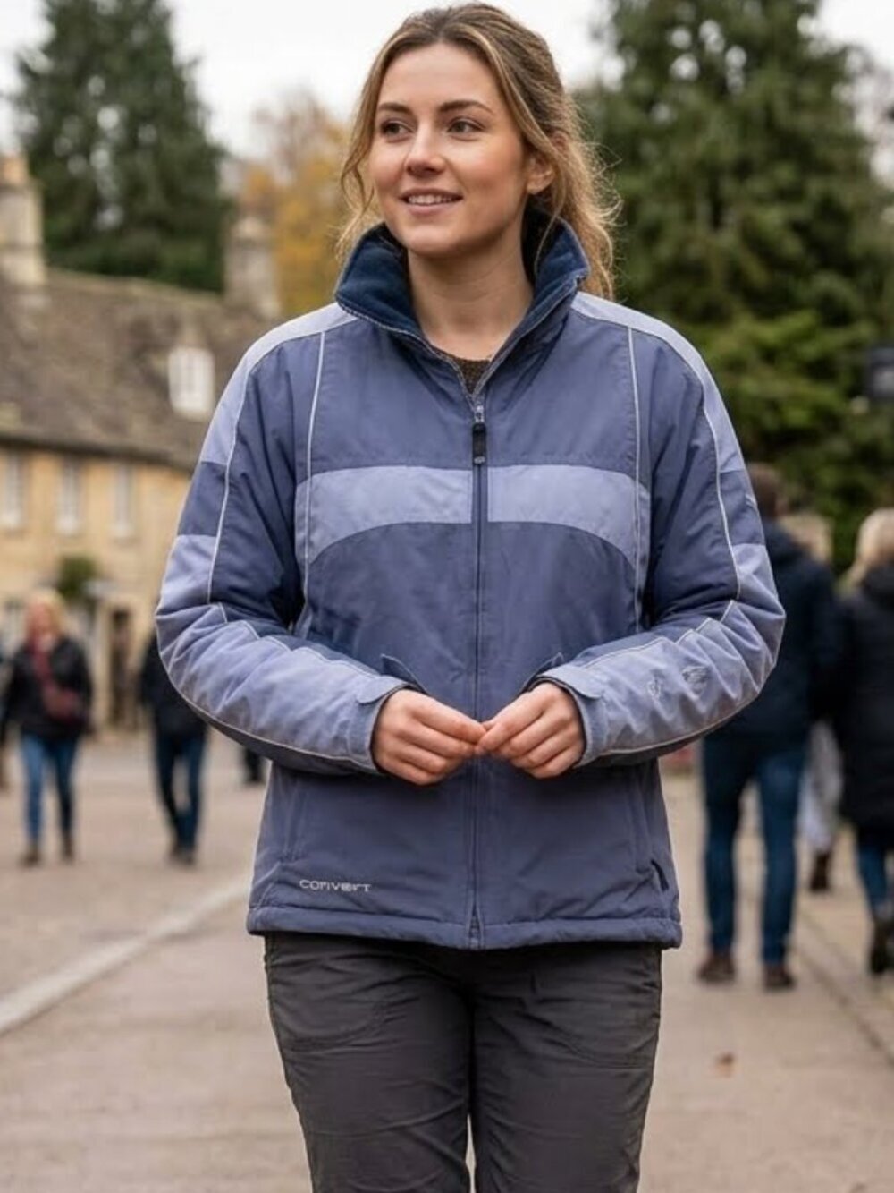 Columbia Convert Blue Sherpa Lined Jacket